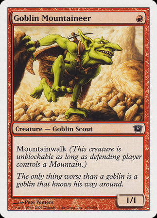 Goblin Mountaineer [Ninth Edition] | Exor Games Truro