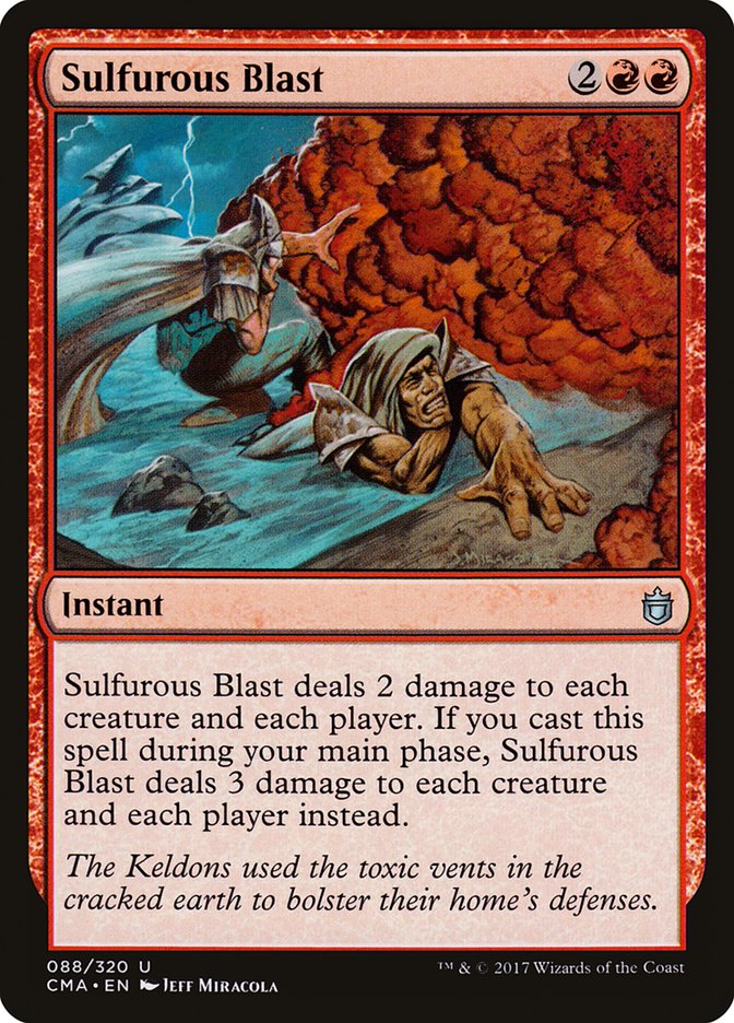 Sulfurous Blast [Commander Anthology] | Exor Games Truro