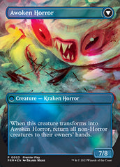 Thing in the Ice // Awoken Horror (Borderless Alternate Art) [Regional Championship Qualifiers 2023] | Exor Games Truro