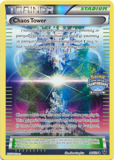 Chaos Tower (94/124) (National Championship Promo) [XY: Fates Collide] | Exor Games Truro
