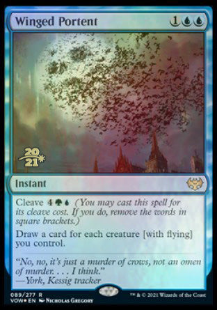 Winged Portent [Innistrad: Crimson Vow Prerelease Promos] | Exor Games Truro