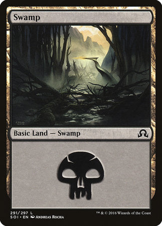 Swamp (291) [Shadows over Innistrad] | Exor Games Truro