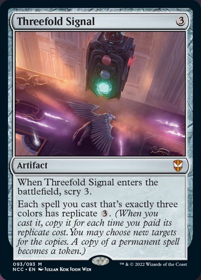 Threefold Signal [Streets of New Capenna Commander] | Exor Games Truro