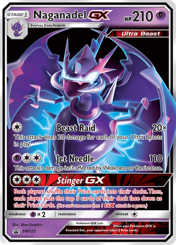 Naganadel GX (SM125) [Sun & Moon: Black Star Promos] | Exor Games Truro