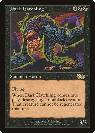 Dark Hatchling [Urza's Saga] | Exor Games Truro