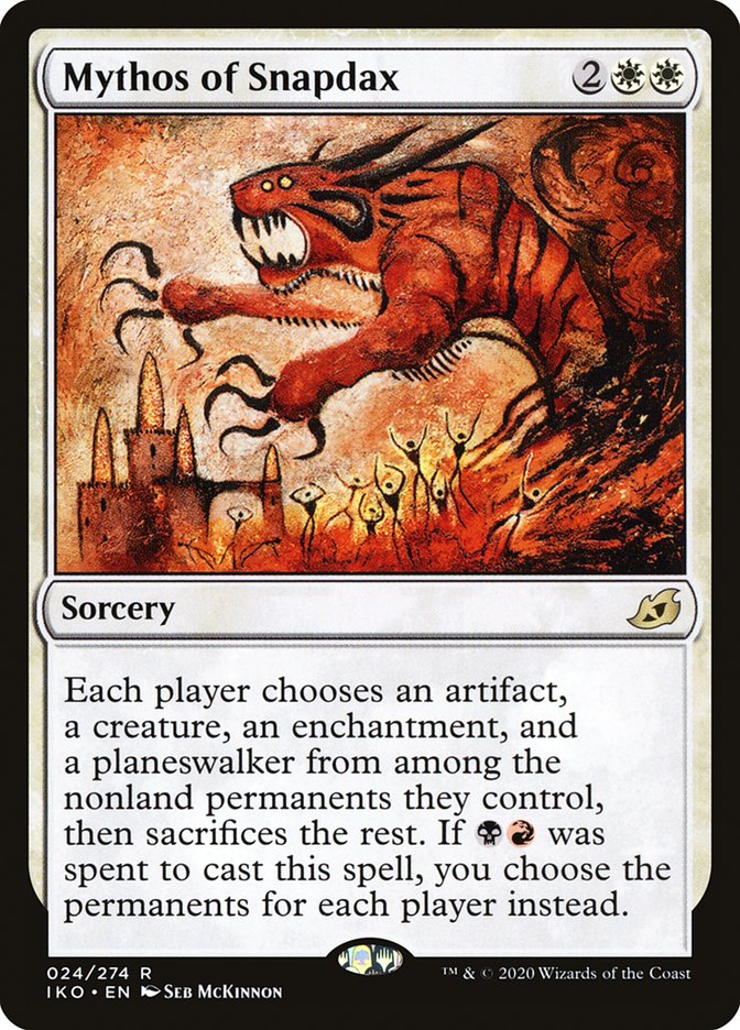 Mythos of Snapdax [Ikoria: Lair of Behemoths] | Exor Games Truro