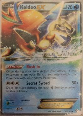 Keldeo EX (49/149) (American Gothic - Ian Whiton) [World Championships 2013] | Exor Games Truro