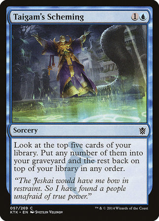 Taigam's Scheming [Khans of Tarkir] | Exor Games Truro