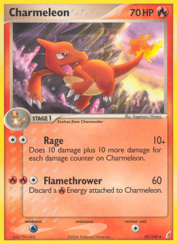 Charmeleon (29/100) [EX: Crystal Guardians] | Exor Games Truro