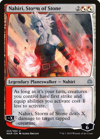 Nahiri, Storm of Stone [War of the Spark] | Exor Games Truro