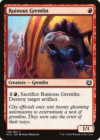 Ruinous Gremlin [Kaladesh] | Exor Games Truro