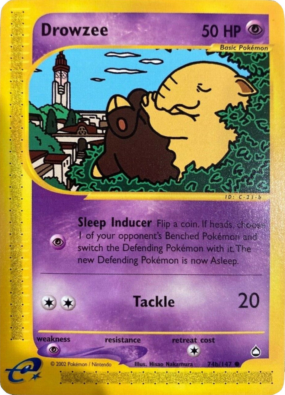 Drowzee (74b/147) [Aquapolis] | Exor Games Truro