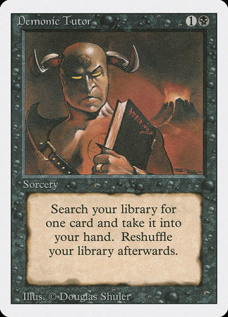 Demonic Tutor [Revised Edition] | Exor Games Truro