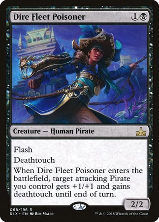 Dire Fleet Poisoner [Rivals of Ixalan] | Exor Games Truro