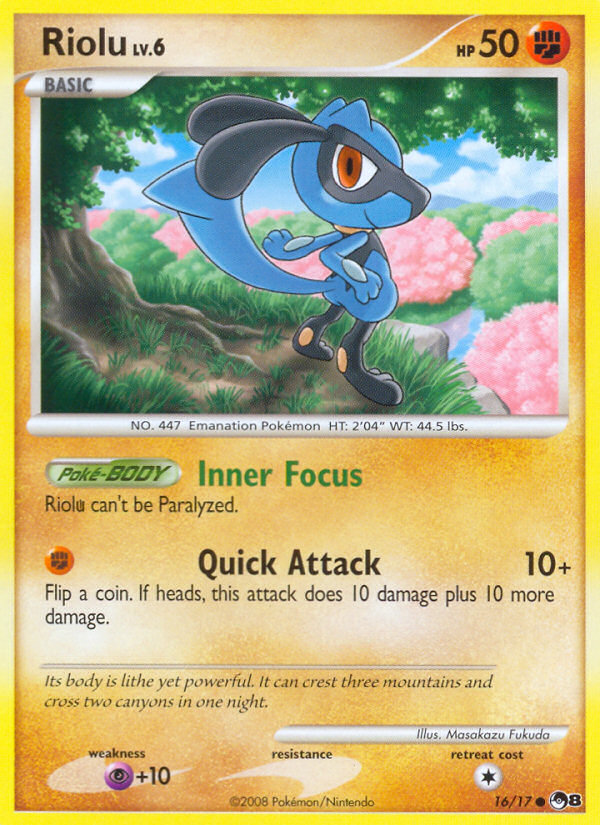 Riolu (16/17) [POP Series 8] | Exor Games Truro