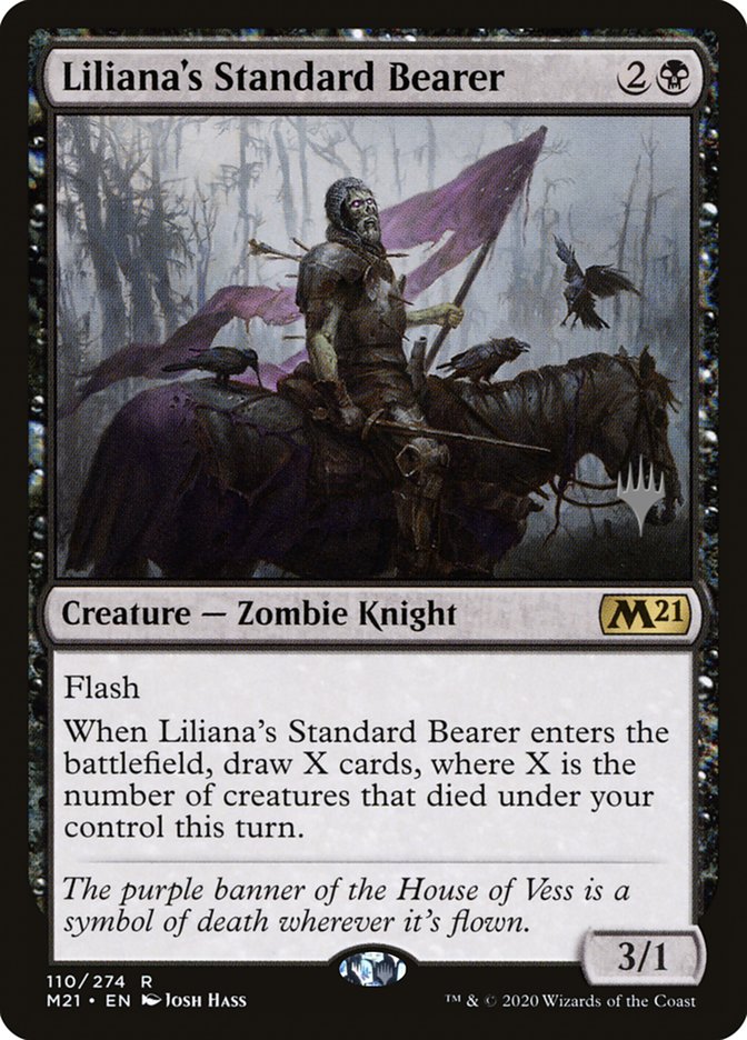 Liliana's Standard Bearer (Promo Pack) [Core Set 2021 Promos] | Exor Games Truro