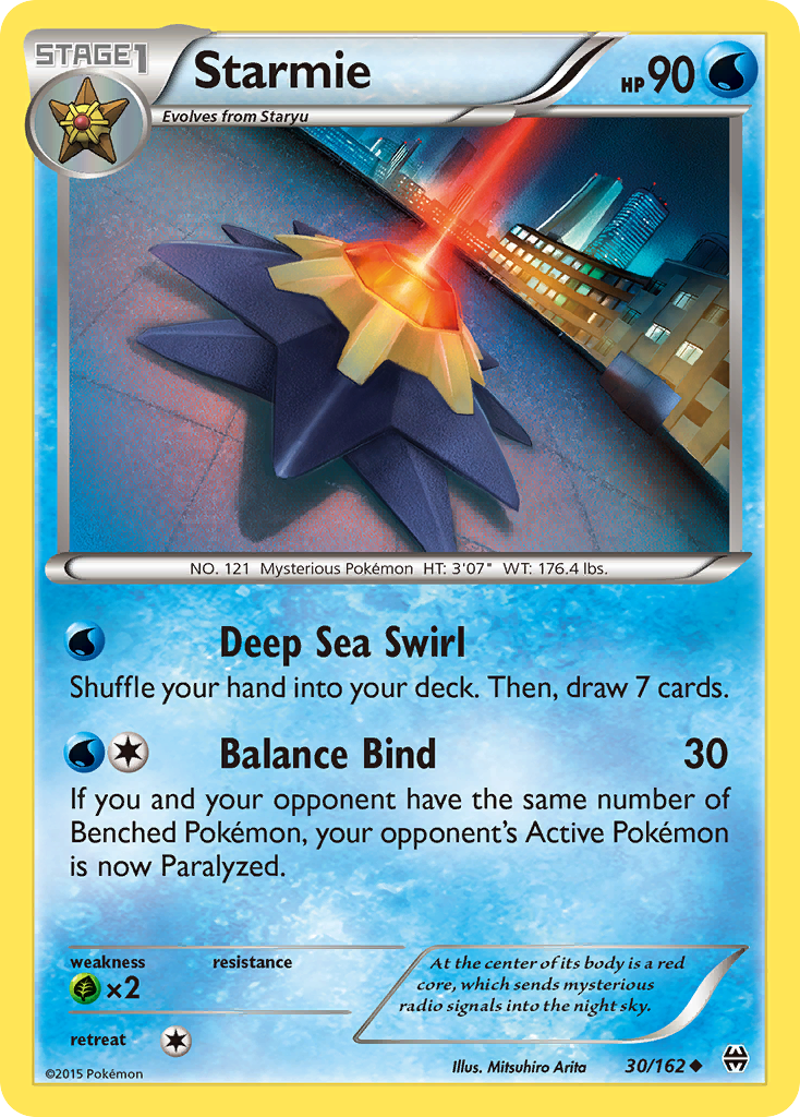 Starmie (30/162) [XY: BREAKthrough] | Exor Games Truro