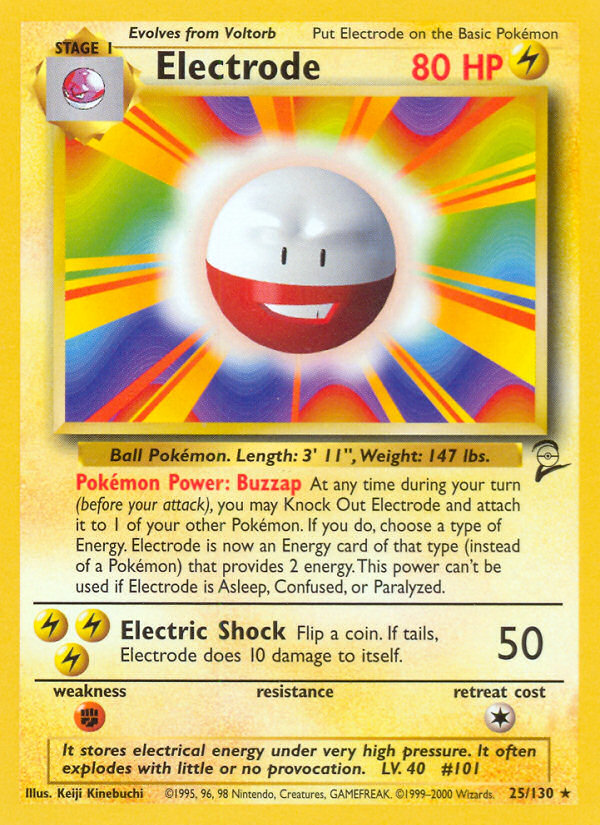 Electrode (25/130) [Base Set 2] | Exor Games Truro