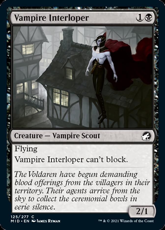 Vampire Interloper [Innistrad: Midnight Hunt] | Exor Games Truro