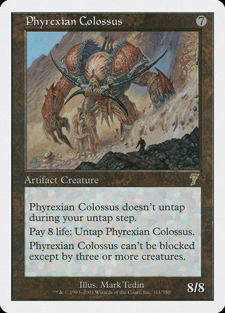 Phyrexian Colossus [Seventh Edition] | Exor Games Truro