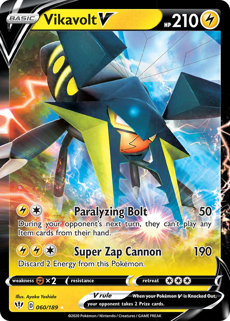 Vikavolt V (060/189) [Sword & Shield: Darkness Ablaze] | Exor Games Truro