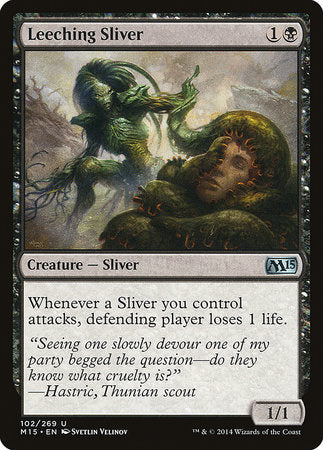 Leeching Sliver [Magic 2015] | Exor Games Truro