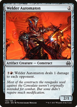 Welder Automaton [Aether Revolt] | Exor Games Truro