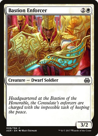 Bastion Enforcer [Aether Revolt] | Exor Games Truro