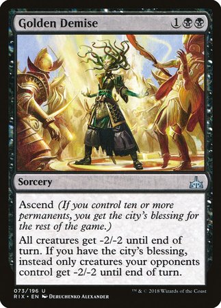 Golden Demise [Rivals of Ixalan] | Exor Games Truro