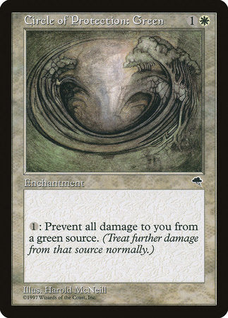 Circle of Protection: Green [Tempest] | Exor Games Truro