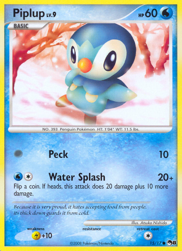 Piplup (15/17) [POP Series 8] | Exor Games Truro