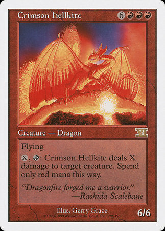 Crimson Hellkite [Classic Sixth Edition] | Exor Games Truro