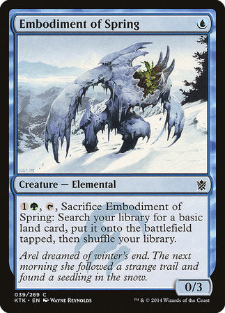 Embodiment of Spring [Khans of Tarkir] | Exor Games Truro
