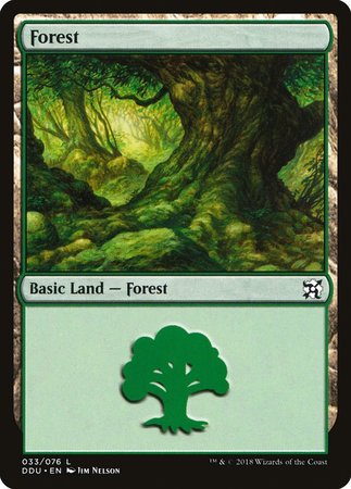 Forest (33) [Duel Decks: Elves vs. Inventors] | Exor Games Truro