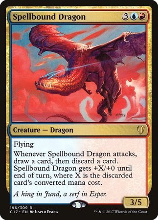 Spellbound Dragon [Commander 2017] | Exor Games Truro