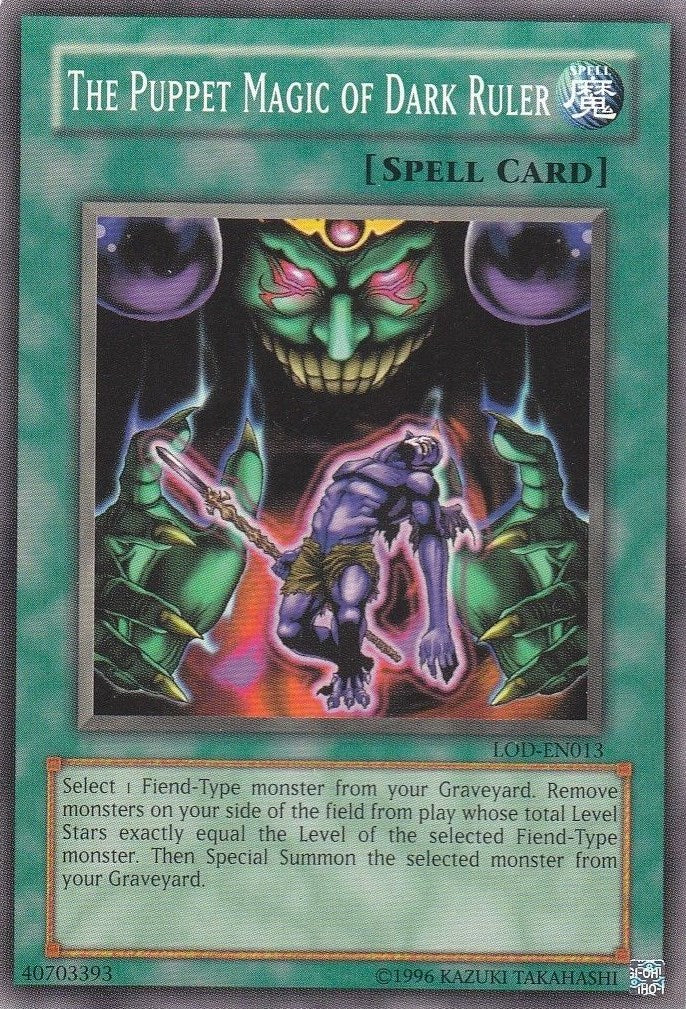 The Puppet Magic of Dark Ruler [LOD-EN013] Common | Exor Games Truro