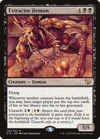 Extractor Demon [Commander 2015] | Exor Games Truro