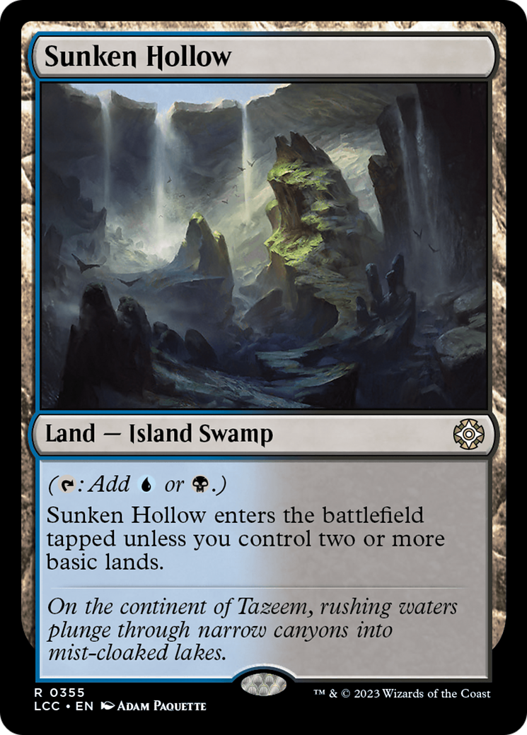 Sunken Hollow [The Lost Caverns of Ixalan Commander] | Exor Games Truro