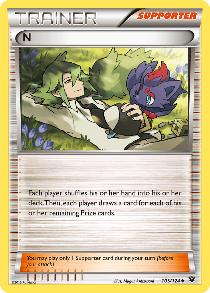 N (105/124) [XY: Fates Collide] | Exor Games Truro