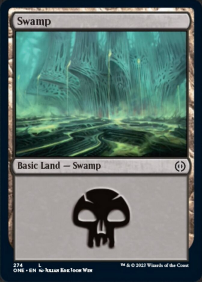 Swamp (274) [Phyrexia: All Will Be One] | Exor Games Truro