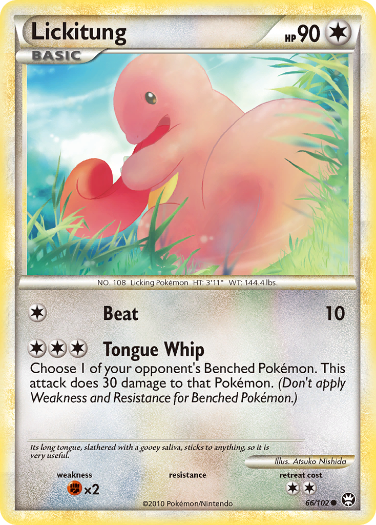 Lickitung (66/102) [HeartGold & SoulSilver: Triumphant] | Exor Games Truro