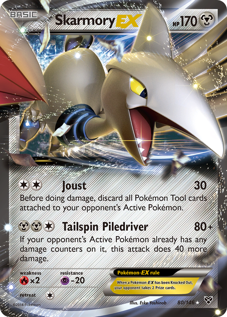 Skarmory EX (80/146) [XY: Base Set] | Exor Games Truro