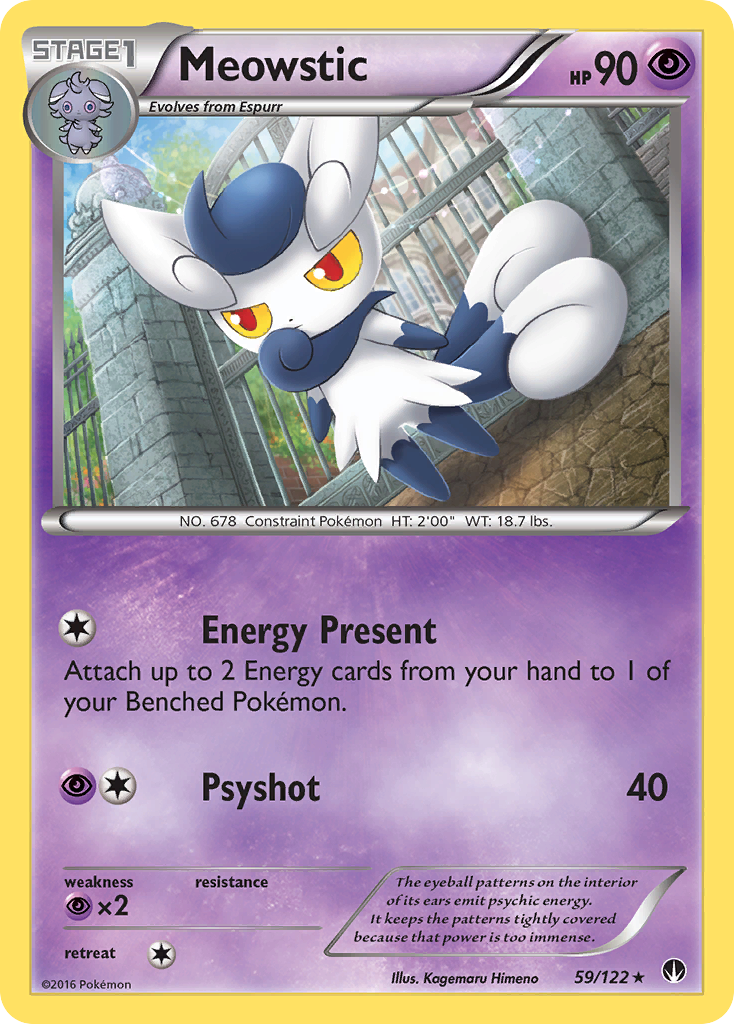 Meowstic (59/122) [XY: BREAKpoint] | Exor Games Truro