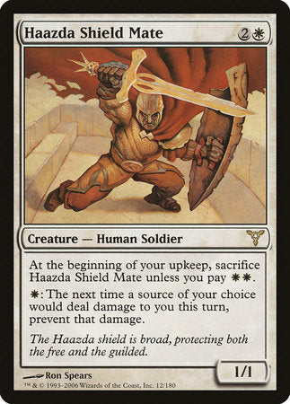 Haazda Shield Mate [Dissension] | Exor Games Truro