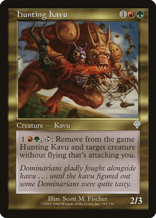 Hunting Kavu [Invasion] | Exor Games Truro