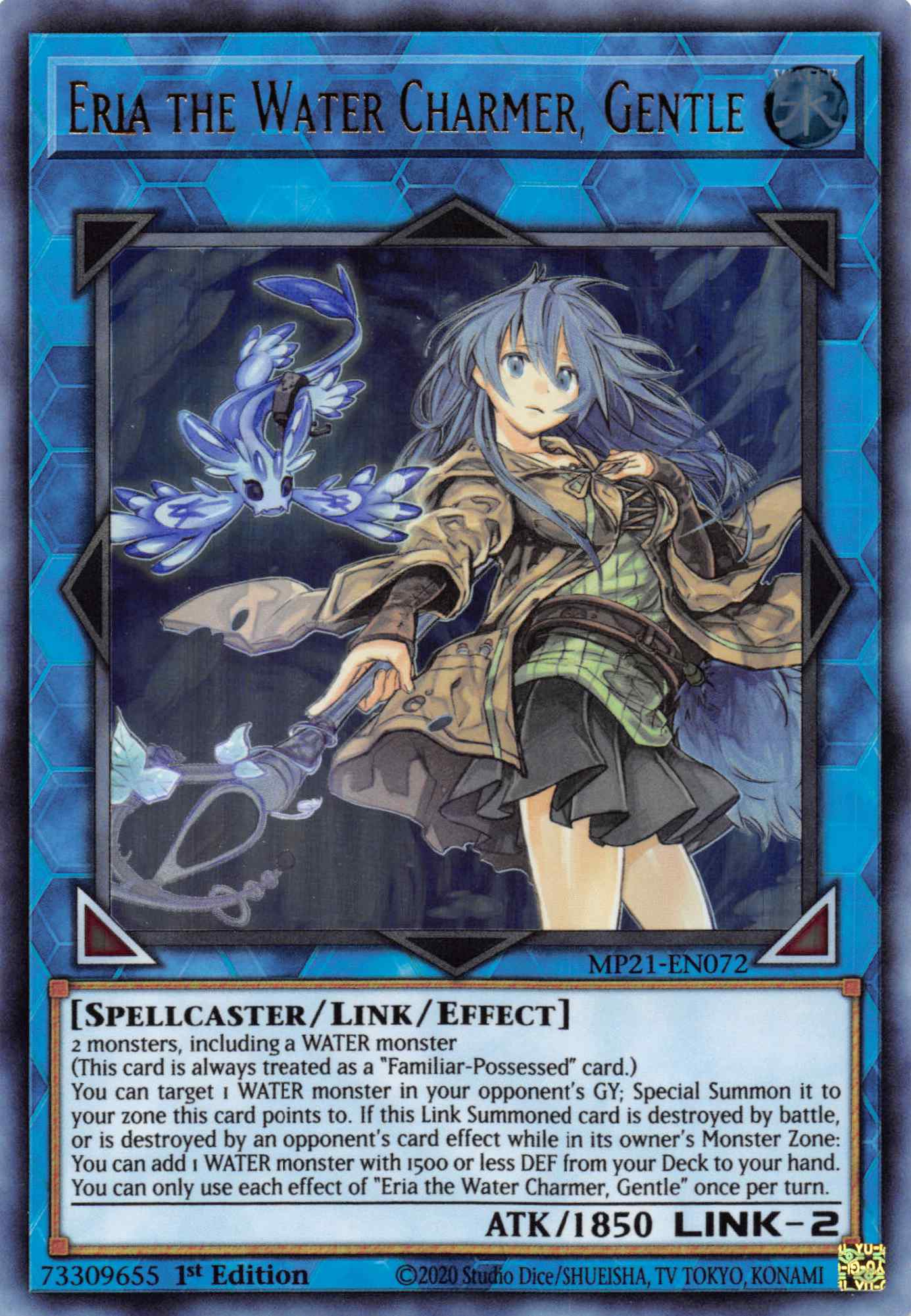 Eria the Water Charmer, Gentle [MP21-EN072] Ultra Rare | Exor Games Truro