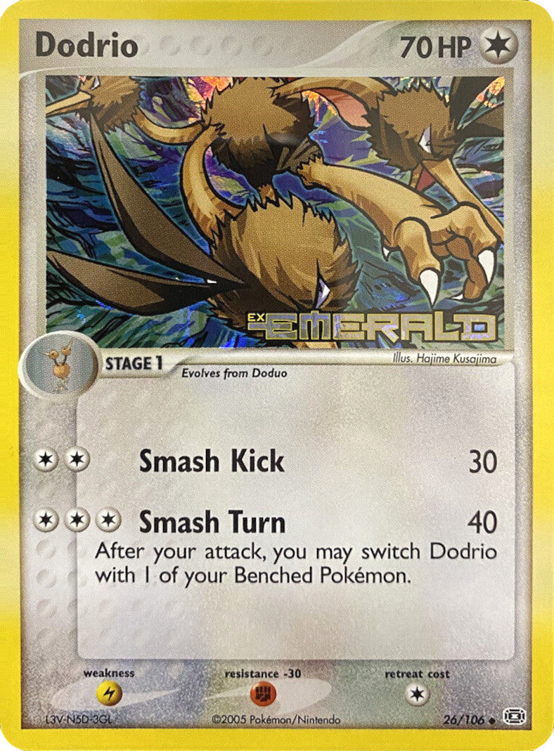 Dodrio (26/106) (Stamped) [EX: Emerald] | Exor Games Truro