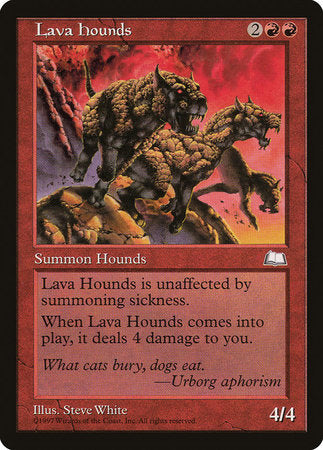 Lava Hounds [Weatherlight] | Exor Games Truro