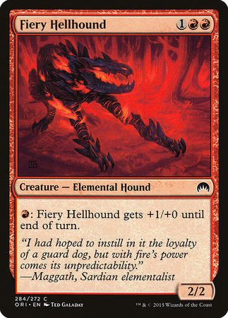 Fiery Hellhound [Magic Origins] | Exor Games Truro