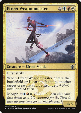 Efreet Weaponmaster [Khans of Tarkir] | Exor Games Truro